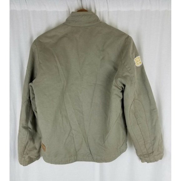 Marc O'Polo Campus Stockholm Patch Canvas Quilted Bomber Jacket Mens M Gote Huss - Picture 5 of 12